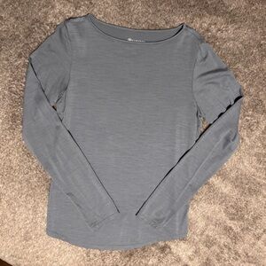 XS - Cloudveil silvery grey merino long sleeve